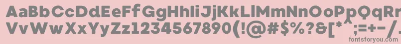 MadeWaffleSoftPersonalUse Font – Gray Fonts on Pink Background