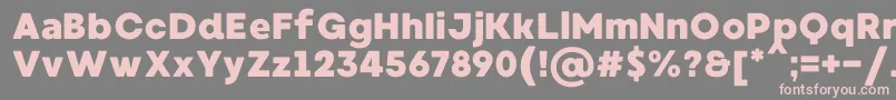MadeWaffleSoftPersonalUse Font – Pink Fonts on Gray Background