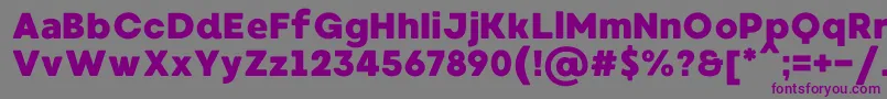 MadeWaffleSoftPersonalUse Font – Purple Fonts on Gray Background