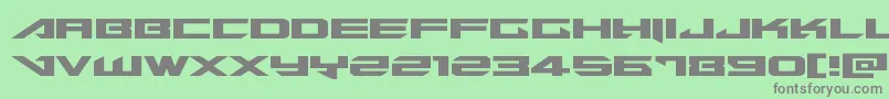 Tarrgetexpand Font – Gray Fonts on Green Background