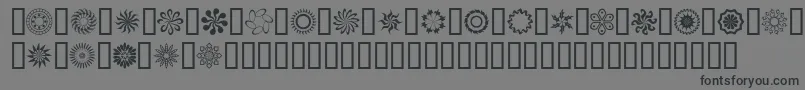 Runnn ffy Font – Black Fonts on Gray Background