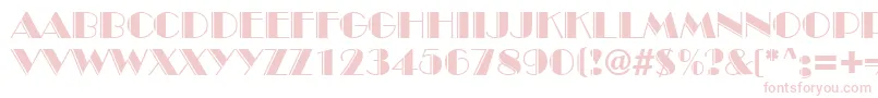 Broadwayengraved Font – Pink Fonts on White Background