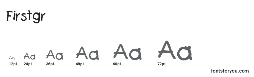 Firstgr Font Sizes