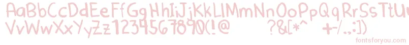 DenneMarker-fontti – vaaleanpunaiset fontit