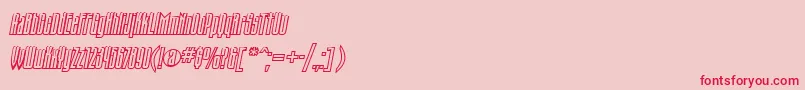 Nk49 Font – Red Fonts on Pink Background