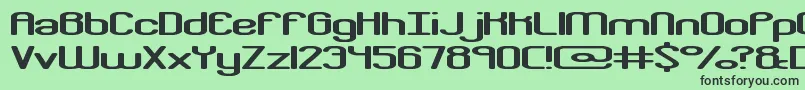 CrackdownRBrk Font – Black Fonts on Green Background