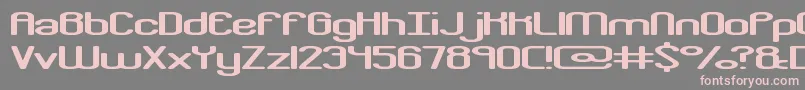 CrackdownRBrk Font – Pink Fonts on Gray Background