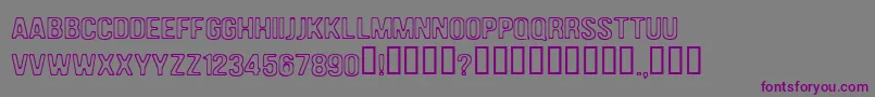 Dam Font – Purple Fonts on Gray Background