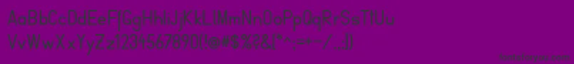 FibelVienna Font – Black Fonts on Purple Background