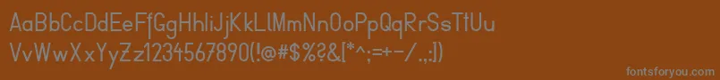 More about FibelVienna Font FibelVienna Font – Gray Fonts on Brown Background