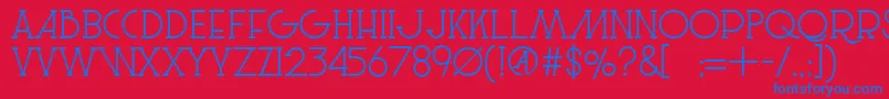 Подробнее о шрифте LeSuperSerif Шрифт LeSuperSerif – синие шрифты на красном фоне