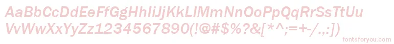 ItcFranklinGothicLtMediumItalic Font – Pink Fonts