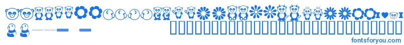Fonte PandamoniumBv – fontes azuis