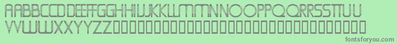 Oldfolksshuffle Font – Gray Fonts on Green Background