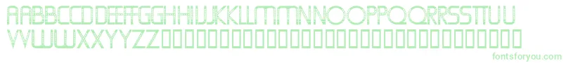 Oldfolksshuffle Font – Green Fonts on White Background