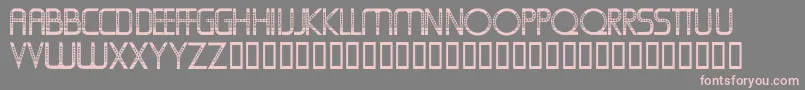 Oldfolksshuffle Font – Pink Fonts on Gray Background