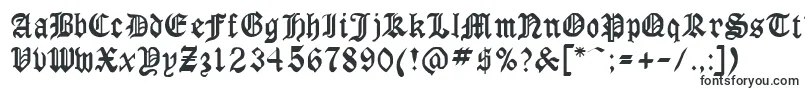 Шрифт Gothicrus – популярные шрифты