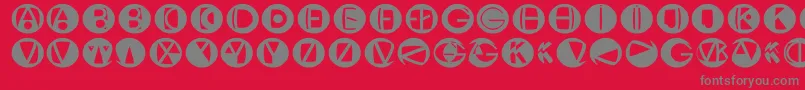 More about Mklogosketches Font Mklogosketches Font – Gray Fonts on Red Background
