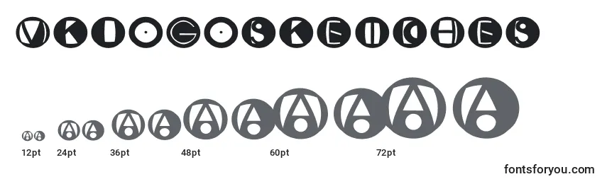Mklogosketches Font Sizes