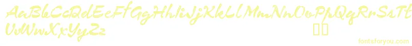 CfexpeditionRegular-Schriftart – Gelbe Schriften