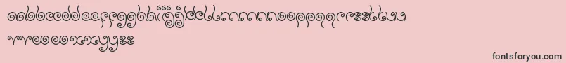 SweetLollipop Font – Black Fonts on Pink Background