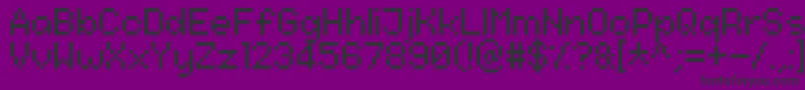 NineteenNinetyThree Font – Black Fonts on Purple Background