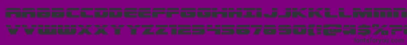 Dekarangerlaser Font – Black Fonts on Purple Background