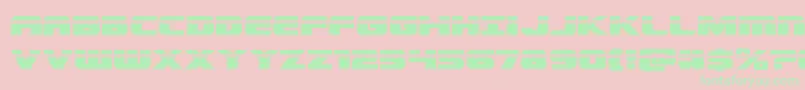 Dekarangerlaser Font – Green Fonts on Pink Background