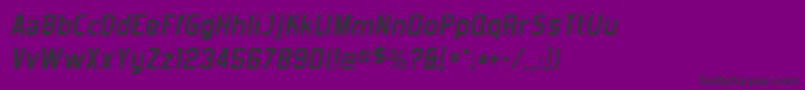 フォントForgotbi – 紫の背景に黒い文字