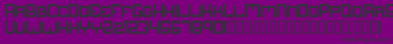 Suborban Font – Black Fonts on Purple Background