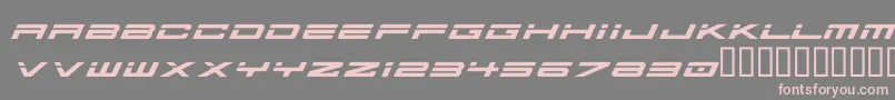 Ausprobe Font – Pink Fonts on Gray Background