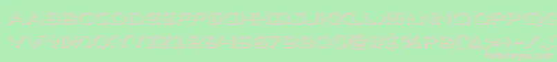 Promethean3D Font – Pink Fonts on Green Background
