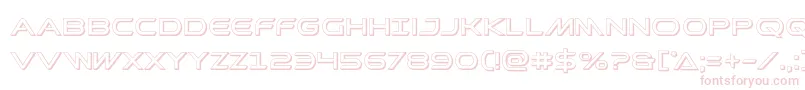 Promethean3D Font – Pink Fonts on White Background
