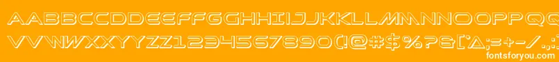 Promethean3D Font – White Fonts on Orange Background