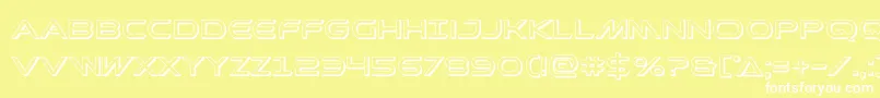 Promethean3D Font – White Fonts on Yellow Background