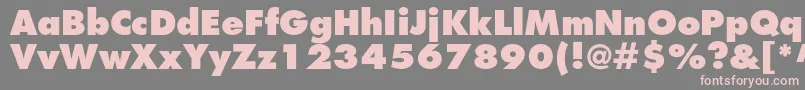 Подробнее о шрифте FuturastdExtrabold Шрифт FuturastdExtrabold – розовые шрифты на сером фоне