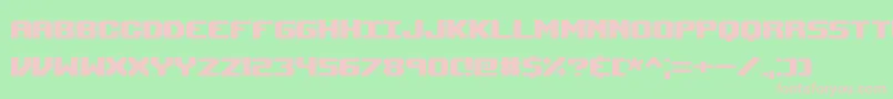 Upheavalpro Font – Pink Fonts on Green Background