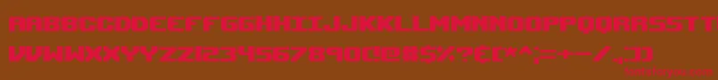 Upheavalpro Font – Red Fonts on Brown Background