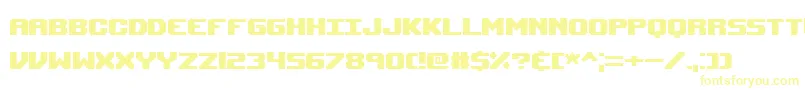 Шрифт Upheavalpro – жёлтые шрифты