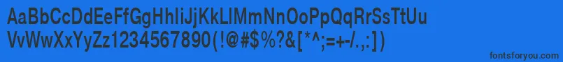 NtharmonicaBold70b Font – Black Fonts on Blue Background