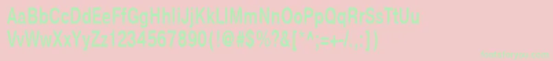 NtharmonicaBold70b Font – Green Fonts on Pink Background