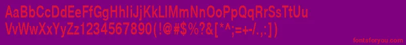 NtharmonicaBold70b Font – Red Fonts on Purple Background