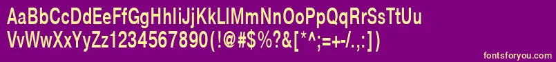 NtharmonicaBold70b Font – Yellow Fonts on Purple Background