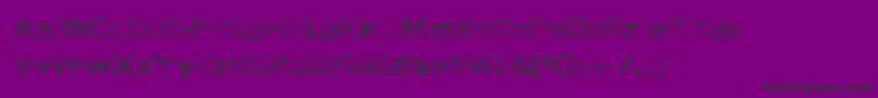 Więcej informacji o czcionce Deadclownsblack Czcionka Deadclownsblack – czarne czcionki na fioletowym tle