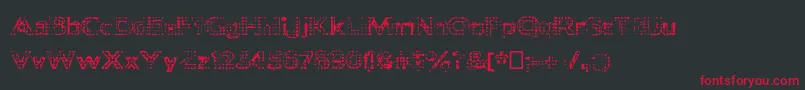 Deadclownsblack Font – Red Fonts on Black Background