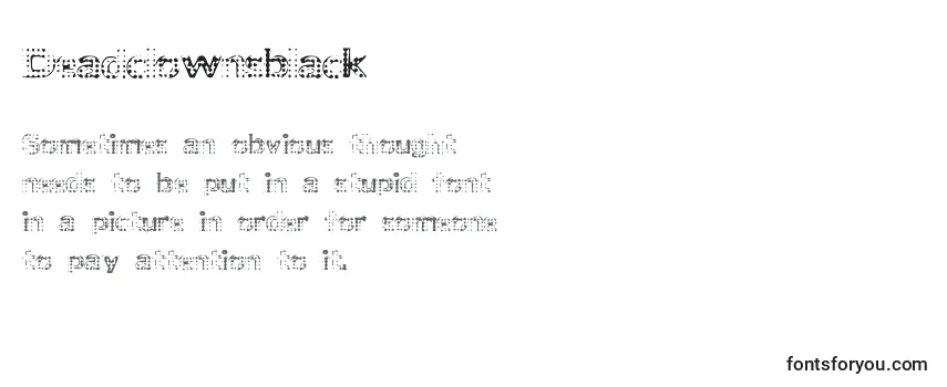 Deadclownsblack-fontti
