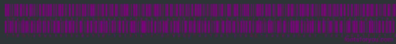 Fonte Inthrp36dltt – fontes roxas em um fundo preto