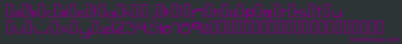 XaficuleOddtype Font – Purple Fonts on Black Background