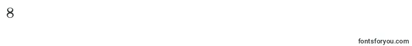 PrestigeEliteLtBold Font – Fonts for Digit 8
