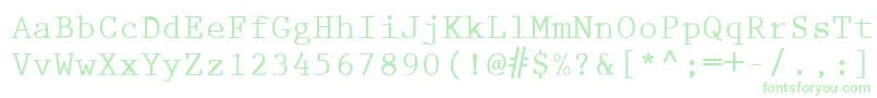 PrestigeEliteLtBold Font – Green Fonts